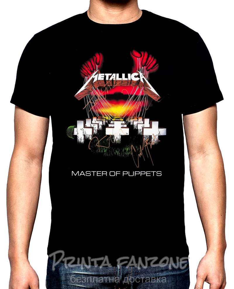 Тениски Metallica, Металика, Master of puppets, мъжка тениска, 100% памук, S до 5XL
